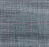 Wool suiting fabric grey plaid prince of Wales check houndstooth stretch material - buklefabrics