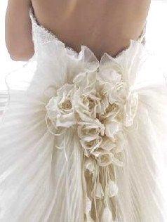 Wedding Dress SILK flower sash bridal accessory dusty pink millinery brooch - buklefabrics