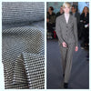 Houndstooth Wool suiting fabric stretch tweed with Lycra / Spandex - buklefabrics