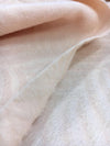 ALPACA Wool Fabric by Emanuel Ungaro Quality Sewing Coat Material Baby Pink Ivory - buklefabrics