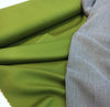 Pure CASHMERE Wool Fabric Green Winter Coat Italian Material - buklefabrics