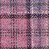 Tartan Plaid Check WOOL TWEED Fabric Lavender Lilac 1.6 Yard - buklefabrics