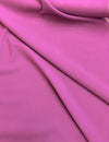 Plum Pink 100% Virgin Wool Fabric Italian Premium Material - buklefabrics