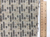 Boucle tweed jacket fabric beige black houndstooth check pattern 1.6 yd - buklefabrics