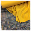 Tartan Plaid Check Fabric 100% WOOL Multicolor with Burgundy Yellow Overcheck - buklefabrics