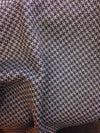 WOOL houndstooth fabric stretch black grey check jacket length 1.9 Yard - buklefabrics