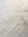 Luxury Faux Fur Fabric Cream Beige Premium Quality Material - buklefabrics