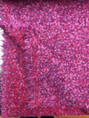 Boucle Tweed Fabric Textured Purple Lilac Soft 100% Wool - buklefabrics