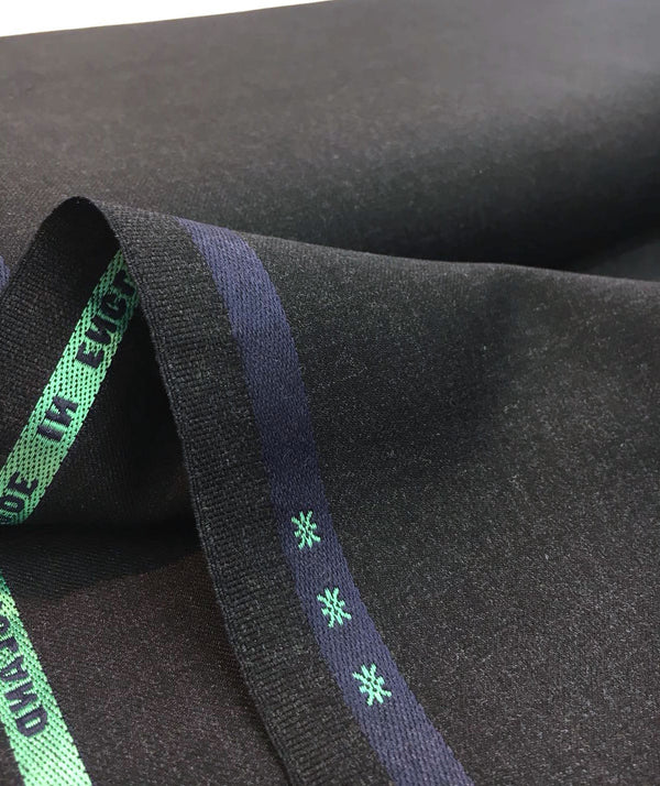 100% fine WOOL grey suit fabric by DORMEUIL - buklefabrics