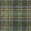 100 % WOOL Fabric Plaid Sewing Dress TWEED Check Fancy Green Yellow Tartan Coat Jacket Cloth Material by 1.6 Yard - buklefabrics