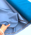 Stretch WOOL Fabric Sky Blue Bi-Stretch Spandex Lycra for Dress Suit - buklefabrics