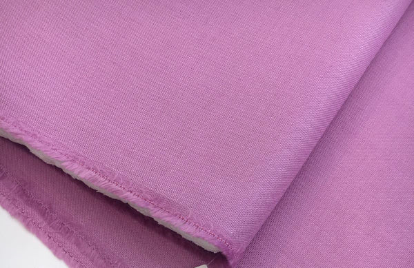 100% IRISH Linen Fabric Soft Lilac Dress Shirt Flax Material - buklefabrics