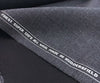 Fine WOOL suit fabric charcoal grey Super 120 dress making material - buklefabrics