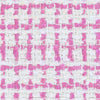 BOUCLE Fabric White Pink Tweed Houndstooth Check 1.6 yd - buklefabrics