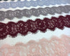 Chantilly Lace Trim Wine Red French Cord Dress Trimming - buklefabrics