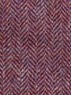 100% Wool tweed coat fabric wine purple herringbone jacket length 1.6 Yard - buklefabrics