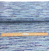 Boucle tweed fabric blue and white striped cotton suit material - buklefabrics