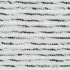 1.6 yard Black White Striped Boucle Tweed Fabric with Lurex - buklefabrics