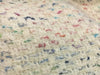 BOUCLE Tweed wool fabric white with multicolour yarn - buklefabrics