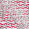 Boucle TWEED fabric red white stripe gold diamond pattern 1.6yd - buklefabrics