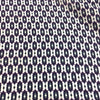 SILK Fabric Geometric Ikat Printed White Blue Designer Dress Fabric - buklefabrics