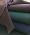 100% Wool DOUBLE Crepe Fabric Olive Green Dress Material - buklefabrics