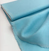 100% IRISH Linen Fabric Turquoise Blue Flax Dress Shirt Material - buklefabrics