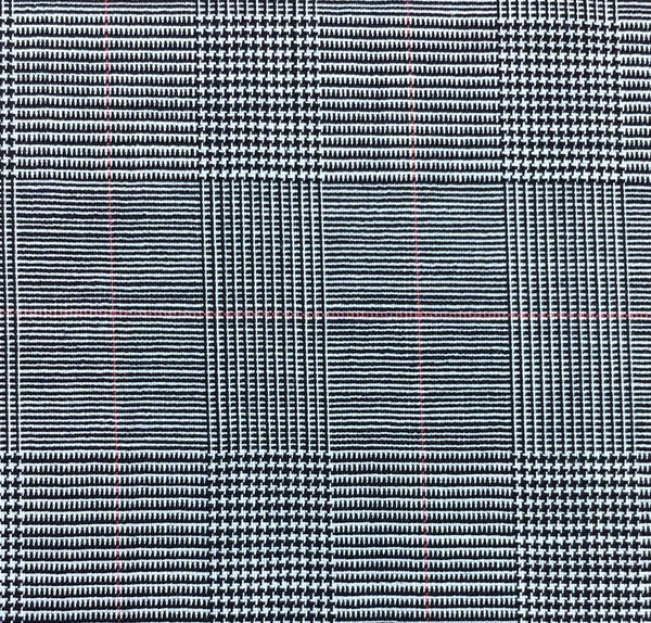 Plaid check WOOL STRETCH fabric grey houndstooth prince of Wales - buklefabrics