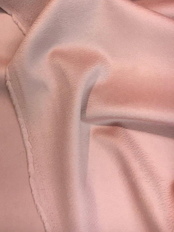 CASHMERE Wool fabric dusty rose pure wool winter coat material - buklefabrics