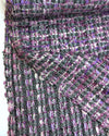 Boucle Tweed Fabric Lilac Gray Purple Multicolor - buklefabrics