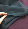 100% Wool DOUBLE Crepe Fabric Olive Green Dress Material - buklefabrics