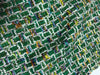 Boucle Fabric Emerald Green Multicolour Tweed 1.6 yd - buklefabrics