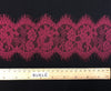 Burgundy Lace Trim French Chantilly Cord Dress Trimming - buklefabrics