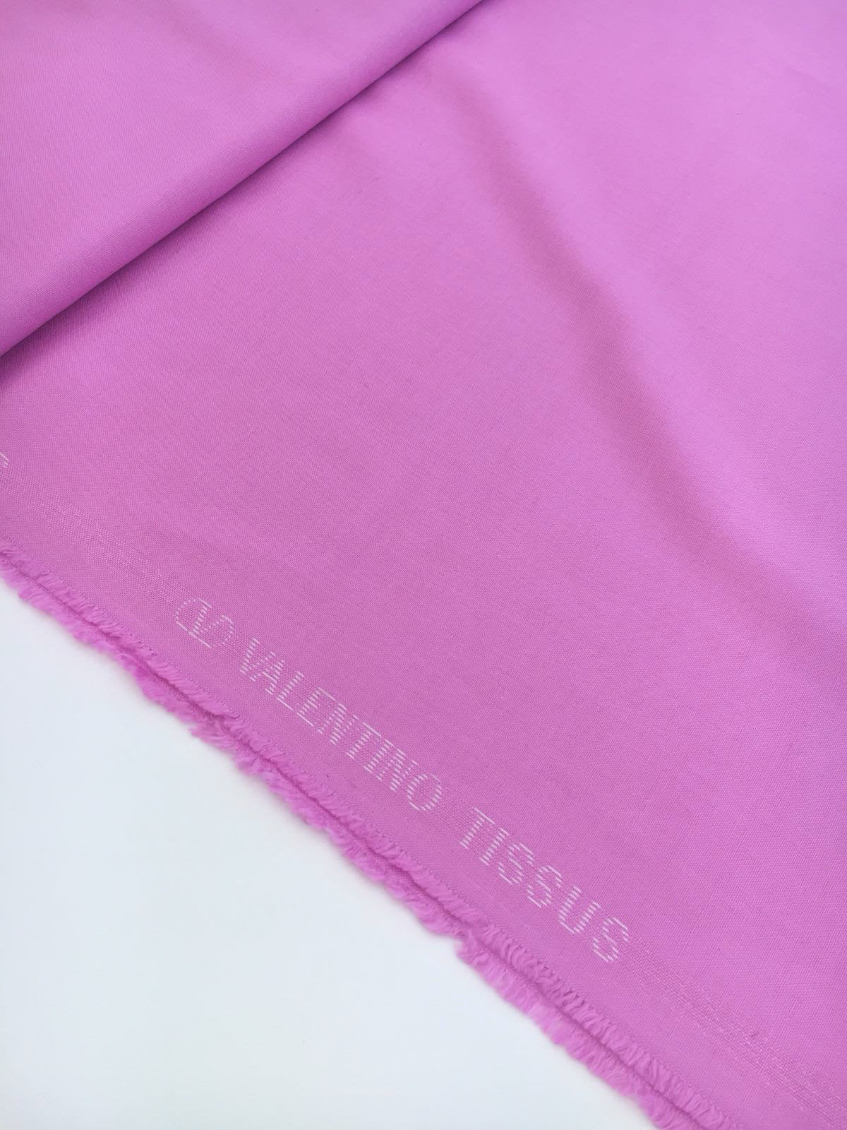 Lilac LINEN fabric VALENTINO pure flax lightweight sewing material - buklefabrics