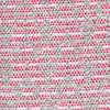 Boucle TWEED fabric red white stripe gold diamond pattern 1.6yd - buklefabrics