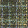 100 % WOOL Fabric Plaid Sewing Dress TWEED Check Fancy Green Yellow Tartan Coat Jacket Cloth Material by 1.6 Yard - buklefabrics