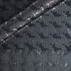 Black Jacquard Fabric for Raincoat Trench Coat by Ungaro houndstooth pattern - buklefabrics