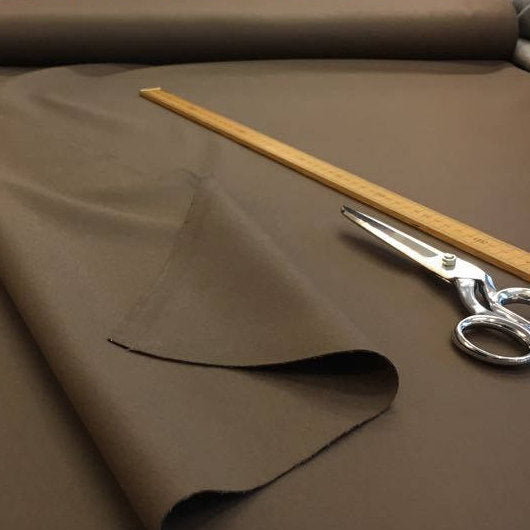 Cashmere Wool Coat Fabric Brown Heavy Quality Winter Material - buklefabrics