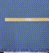 BOUCLE Tweed fabric blue COTTON material jacket length 1.4 Yard - buklefabrics