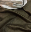 100% CASHMERE Wool Fabric Moss Green Italian Jacket Coat Material - buklefabrics