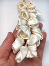 White Silk Flower Wedding Dress Corsage Millinery Hair Pin Headpiece Boutonniere - buklefabrics