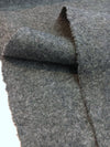 Coat Wool Fabric Grey Melton Material Italian Quality Winter Cloth - buklefabrics