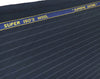 Fine 100% WOOL Fabric Striped Dark Navy Super 180s Suiting Material - buklefabrics