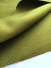 Pure CASHMERE Wool Coat Fabric Green - buklefabrics