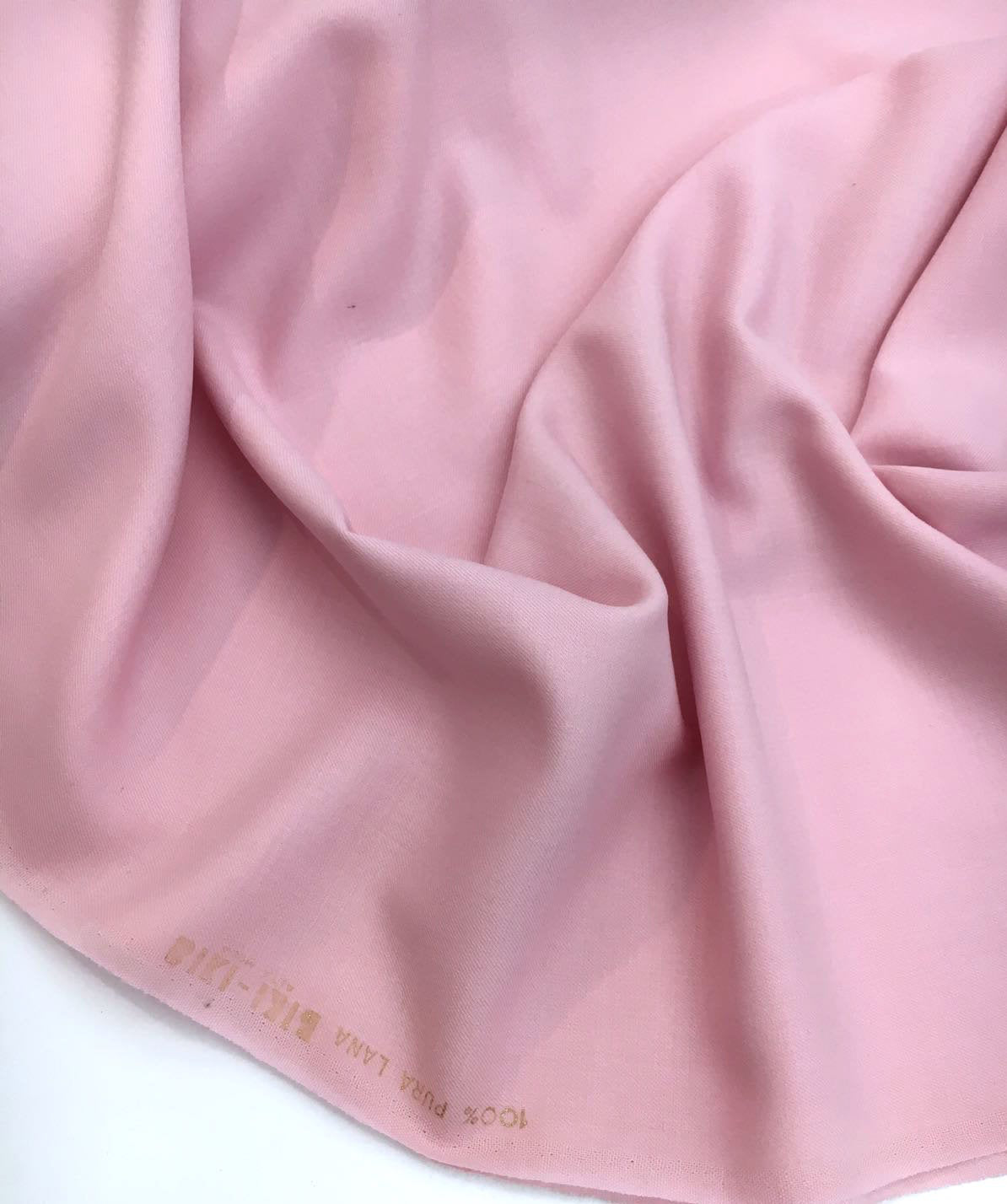 Pure WOOL Fabric Wool Dress Making Fabric Pink Fabric Pink Wool Fabric Soft Wool Italian Fabric - buklefabrics