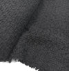 Black BOUCLE Tweed fabric 100% Wool jacket coat material - buklefabrics