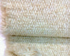 Boucle Tweed Fabric, Textured, Wool Mohair, Ivory Material, by the 1 1/2 yard - buklefabrics